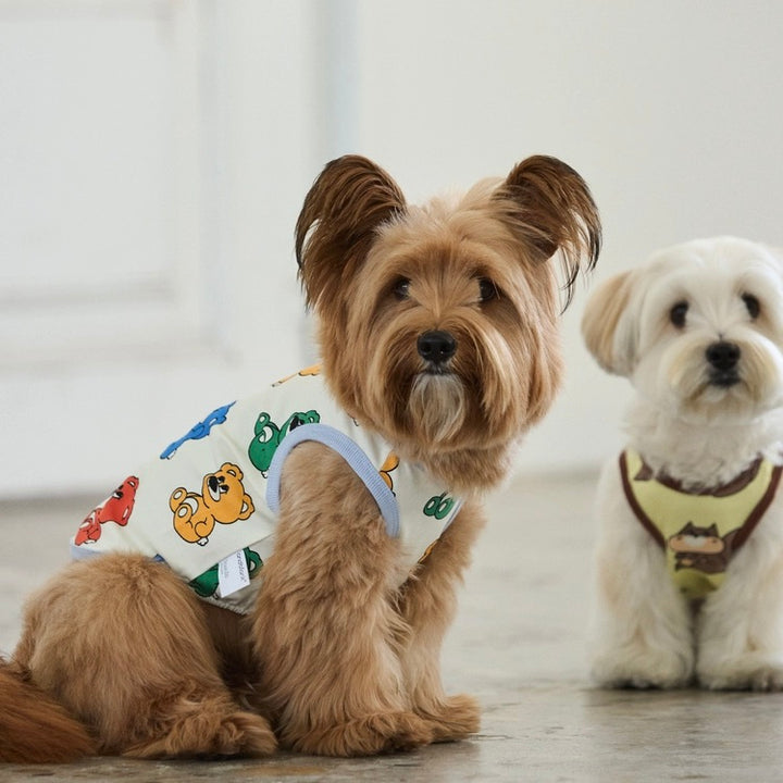 ※予約販売【andblank】ICONIC Joy Bear Sleeveless（Rainbow）