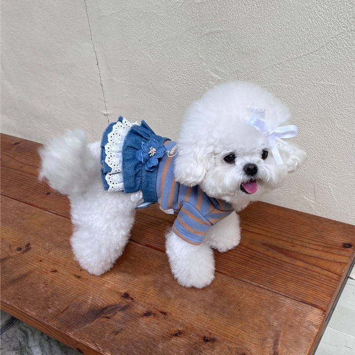 ※予約販売【Hi Yeboo】Bliss Bear Hoodie（Blue）