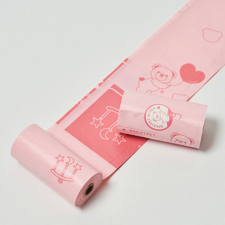 ※予約販売【Bailey】Teddy Poop Bag - 16ロール（240枚）