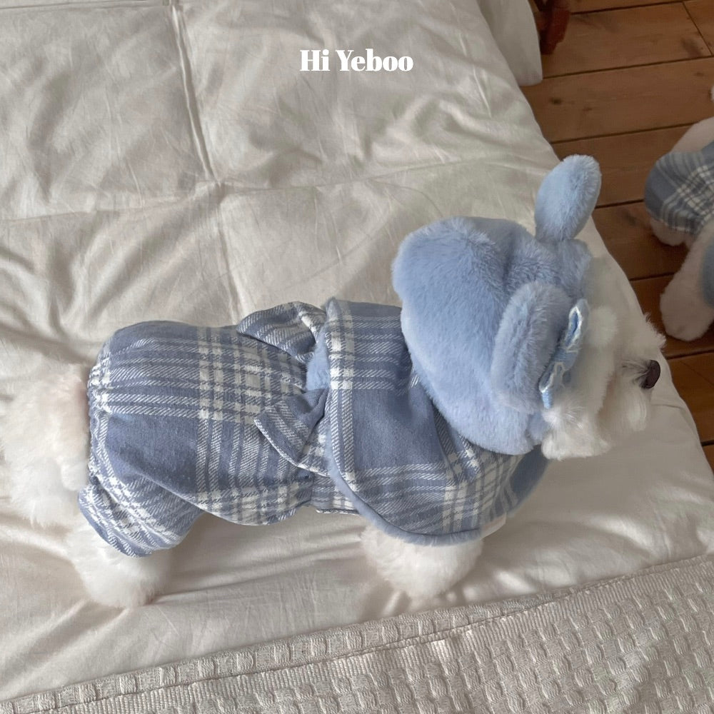 ※予約販売【Hi Yeboo】Amelie Bear Cape（Blue）