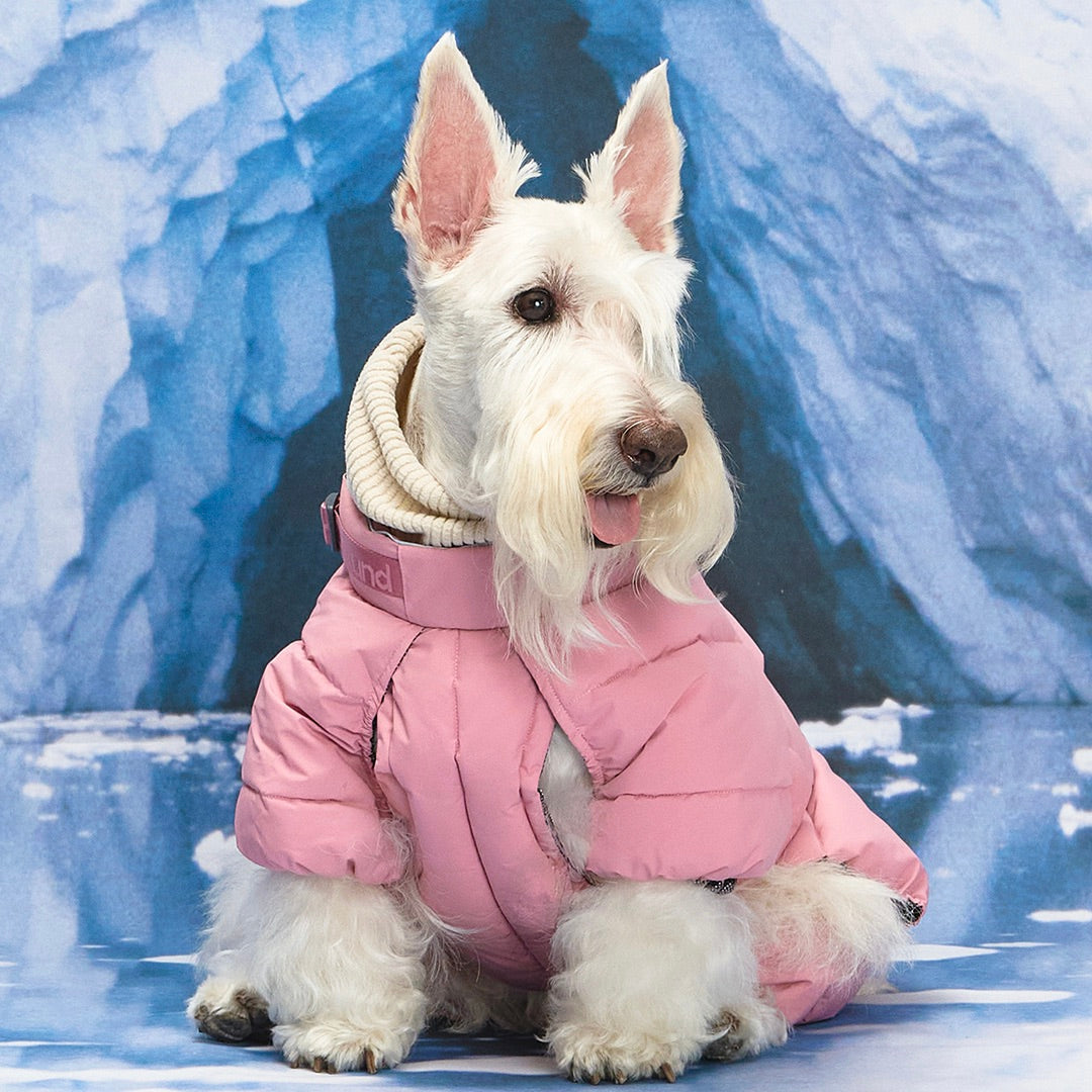 ※予約販売【munikund】Thermal Up Padding Air 2 Overall -（Dusty Pink）