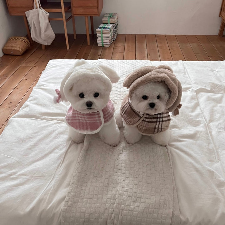 ※予約販売【Hi Yeboo】Audrey Bunny Cape（Pink）