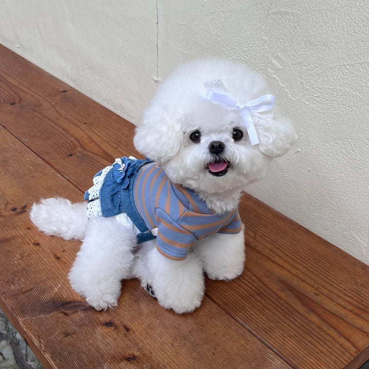 ※予約販売【Hi Yeboo】Bliss Bear Hoodie（Blue）