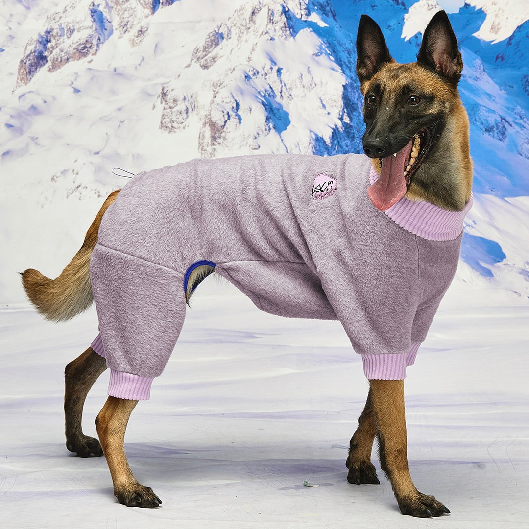 ※予約販売【munikund】Triangle Fleece All In One（Pink）