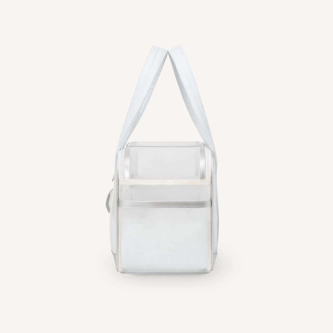※予約販売【seoru】Mesh Ballon Bag(Silver&Blue)
