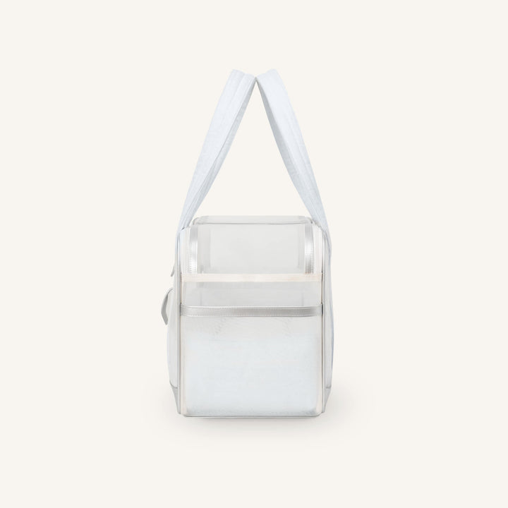 ※予約販売【seoru】Mesh Ballon Bag(Silver&Blue)