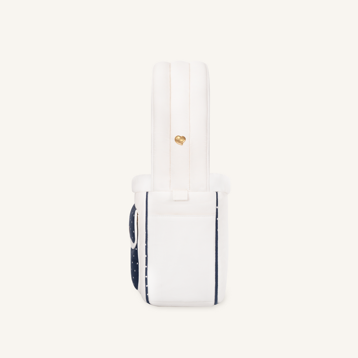 ※予約販売【seoru】Dot Valentine Bag（Navy）｜犬用バッグ