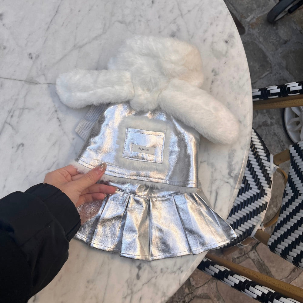 ※予約販売【Hi Yeboo】Seine Leather Jacket（Silver）