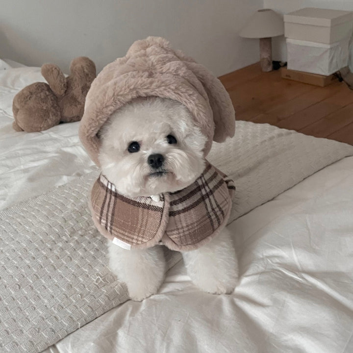 ※予約販売【Hi Yeboo】Audrey Bunny Cape（Beige）