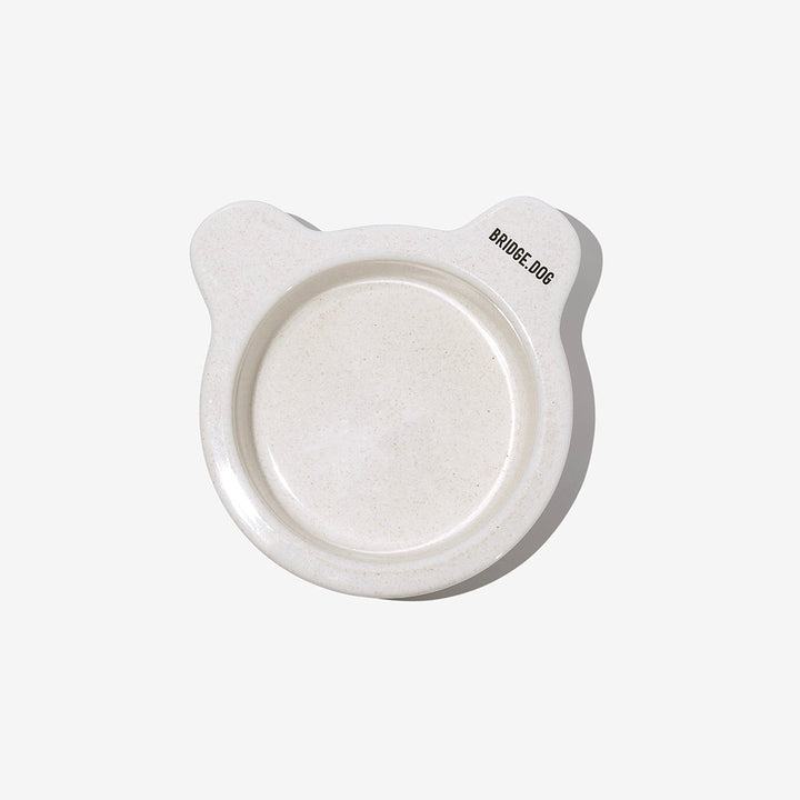 ※予約販売【BRIDGE.DOG】MINI BEAR BOWL（POLAR BEAR）艶あり