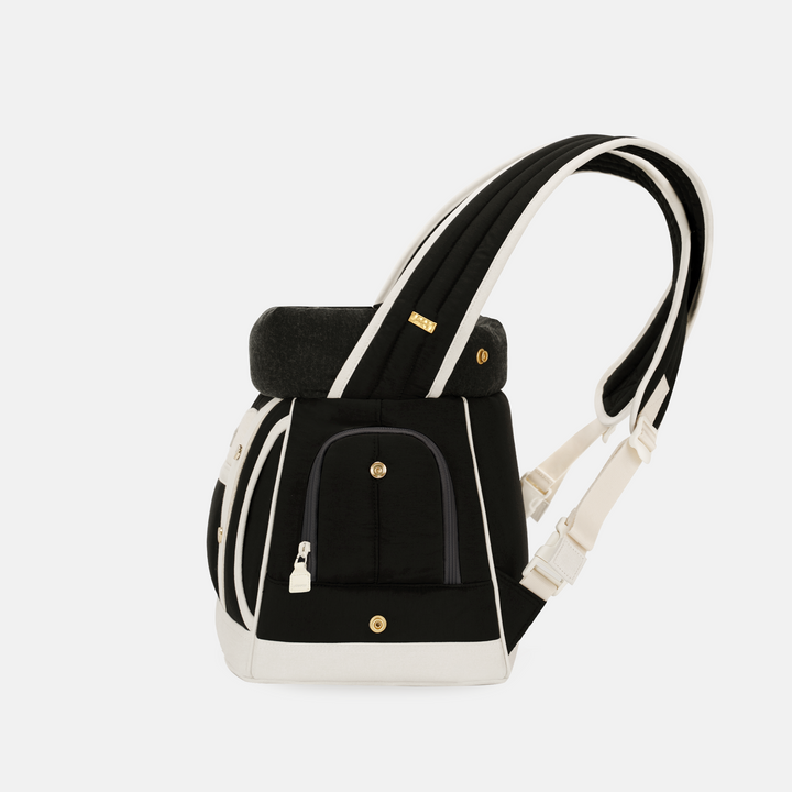 ※予約販売【seoru】Front Bag（Black）｜犬用バッグ