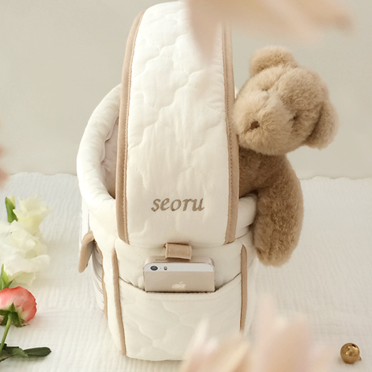 ※予約販売【seoru】Milky Valentine bag (beige)
