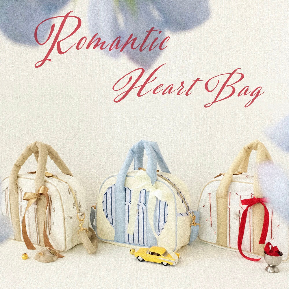 ※予約販売【seoru】Romantic Heart Bag（Beige）