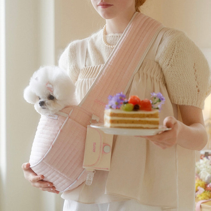 ※予約販売【seoru】Classic shell pet bag（pink）