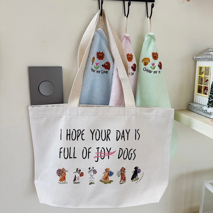 即納【OOPS! MY DOG】My Shoulder Bag（THE MORE PEOPLE I MEET THE MORE I LIKE MY DOG）