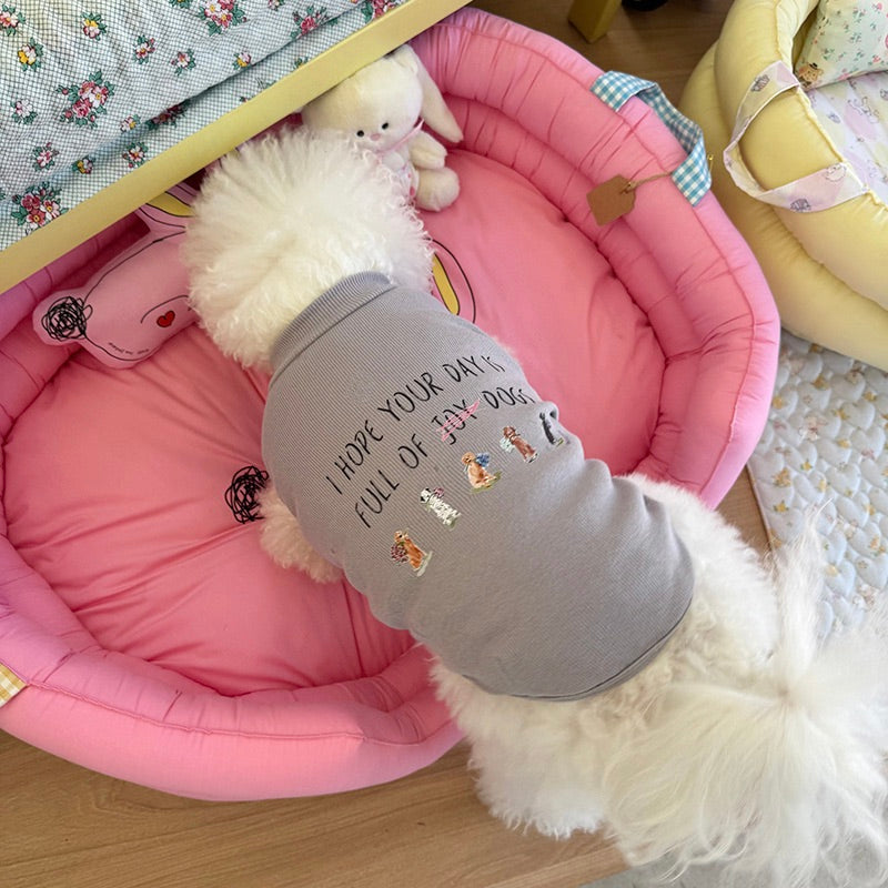 ※予約販売【OOPS! MY DOG】My Quote T（Gray）