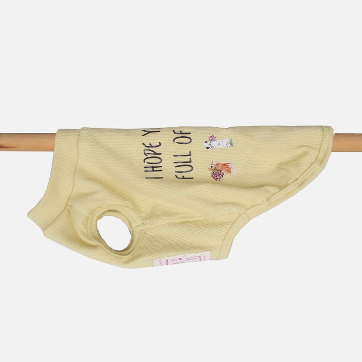 ※予約販売【OOPS! MY DOG】My Quote T（Yellow）