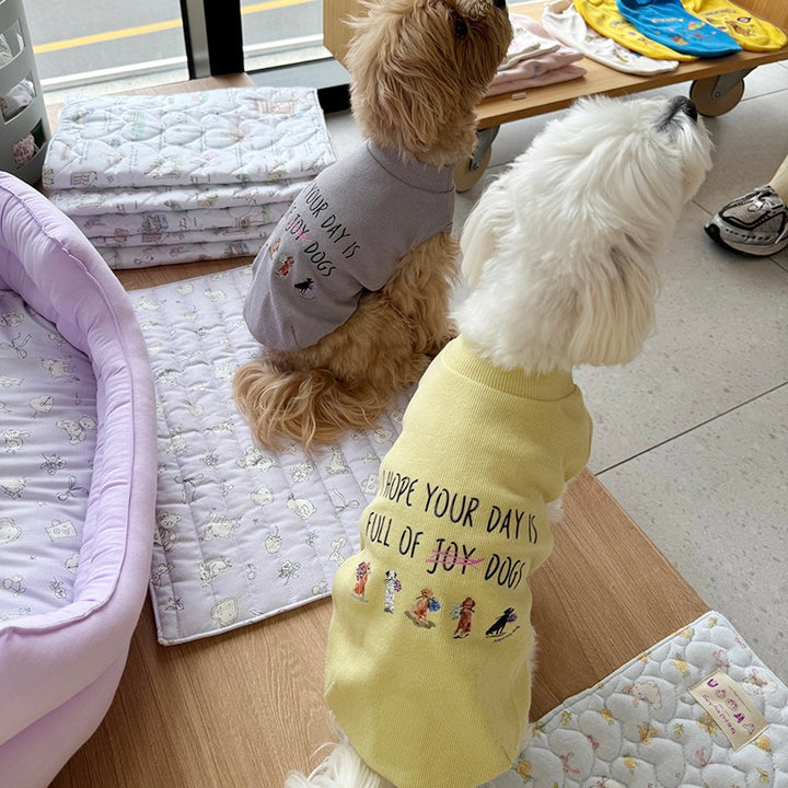 ※予約販売【OOPS! MY DOG】My Quote T（Yellow）