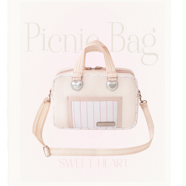 ※予約販売【seoru】Sweet Heart Bag (pink)