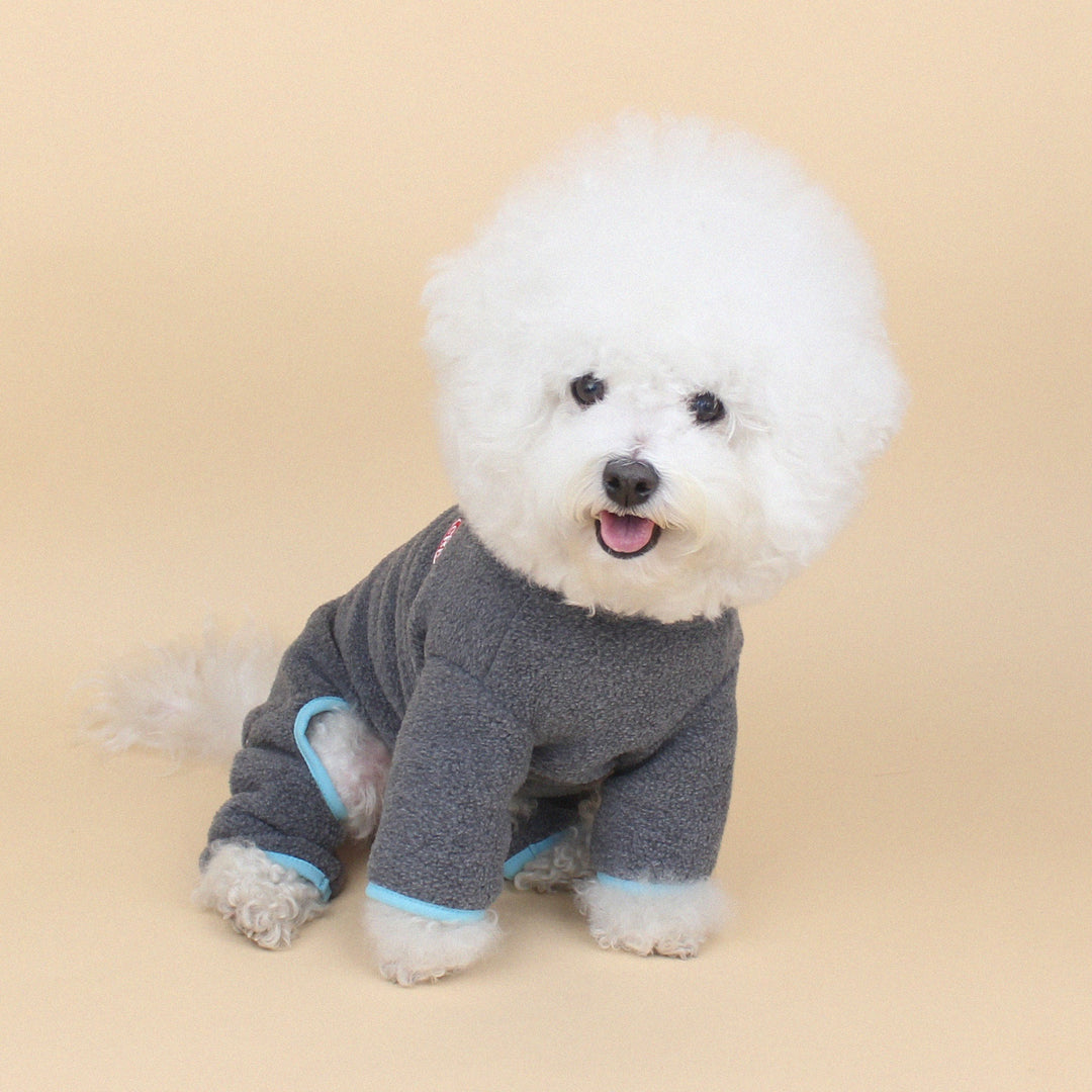 即納【CRR】Retro Fleece Button All-in-One（Gray）