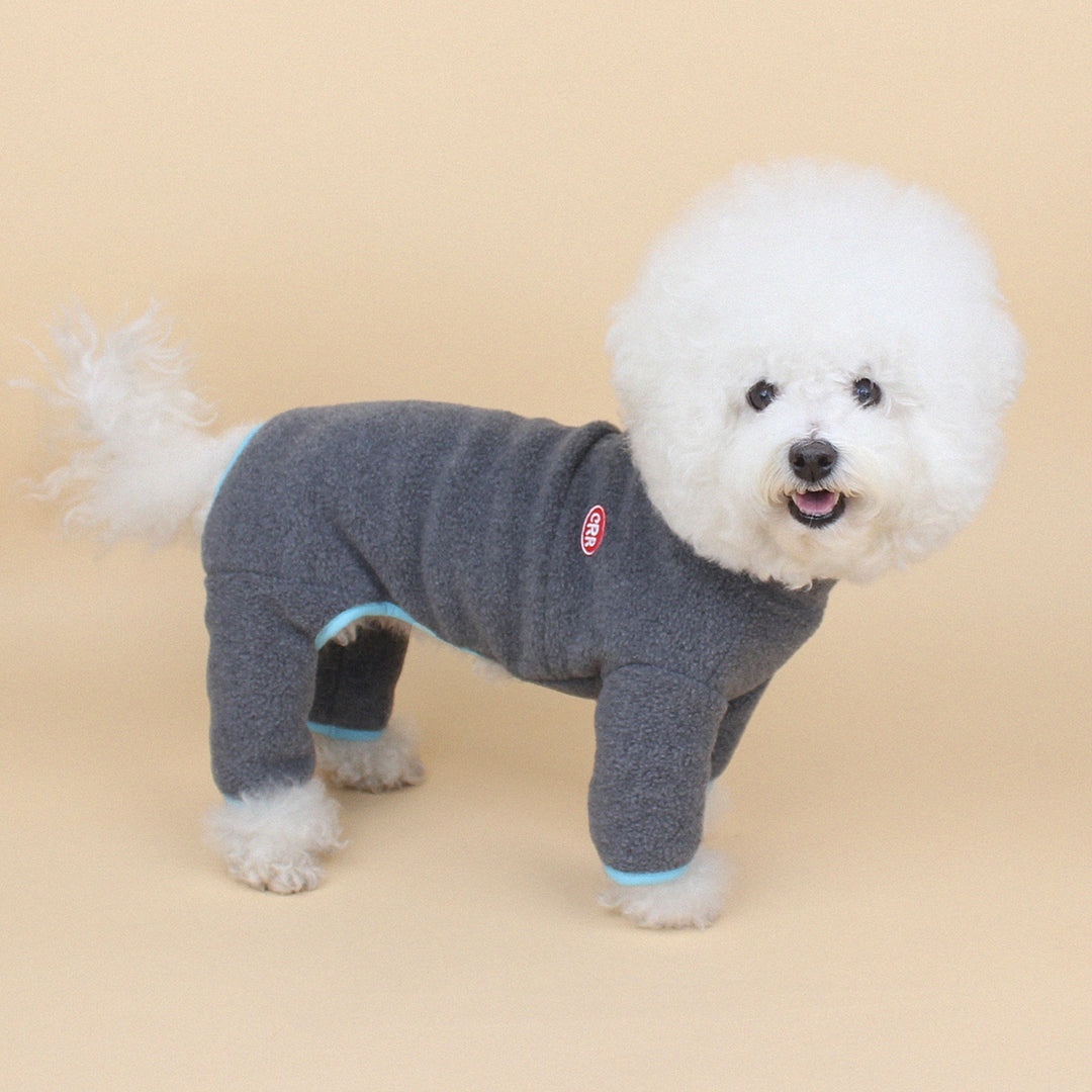 即納【CRR】Retro Fleece Button All-in-One（Gray）