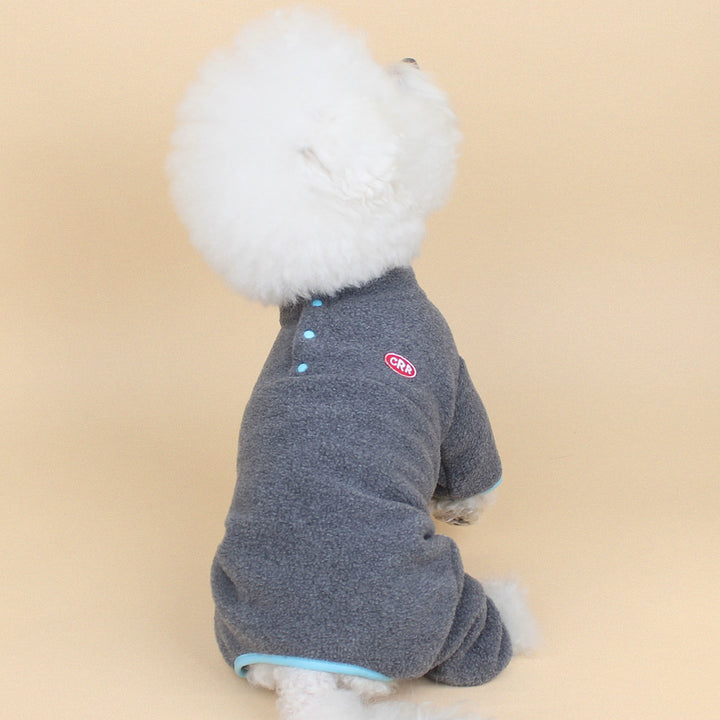 即納【CRR】Retro Fleece Button All-in-One（Gray）