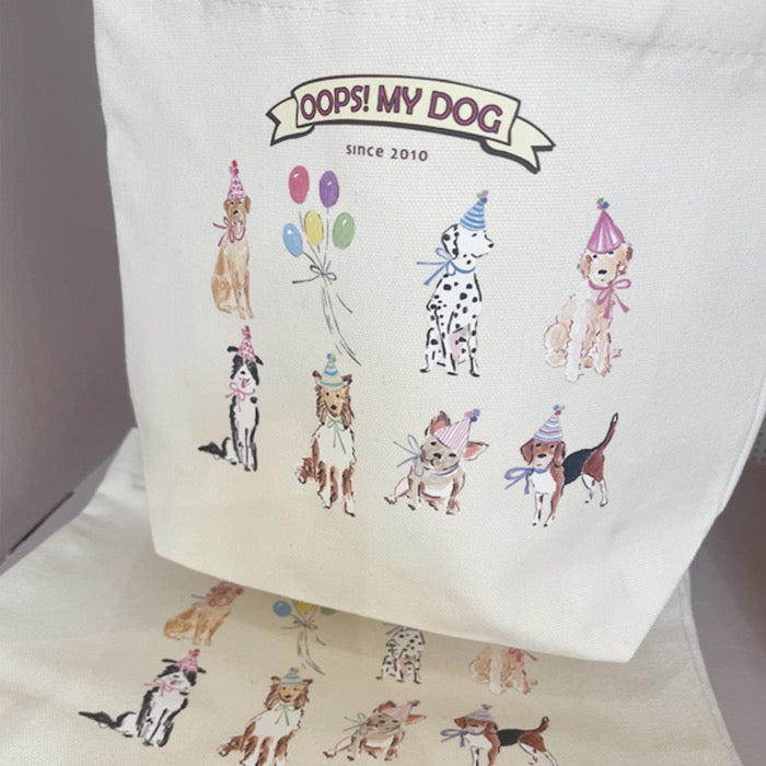 即納【OOPS! MY DOG】Mini Walking Tote Bag（Odd Dog）