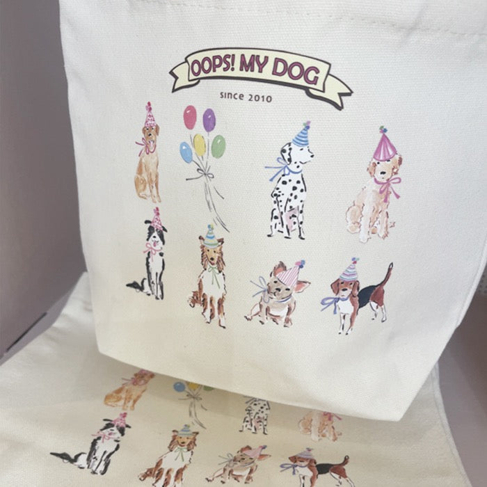 ※予約販売【OOPS! MY DOG】Mini Walking Tote Bag（Odd Dog）