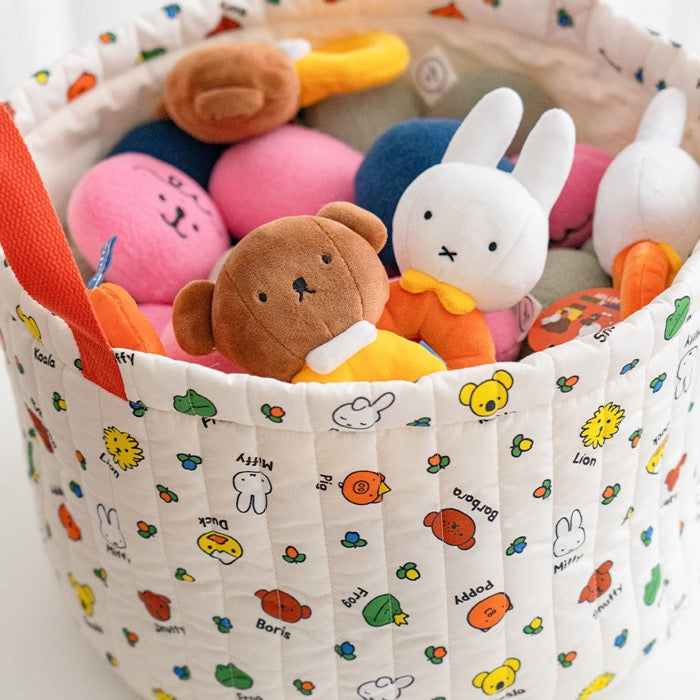 ※予約販売【noutti】Hello Miffy & Friends toy basket