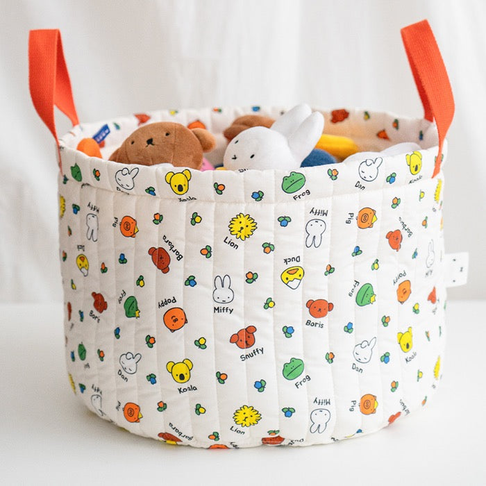 即納【noutti】Hello Miffy & Friends toy basket