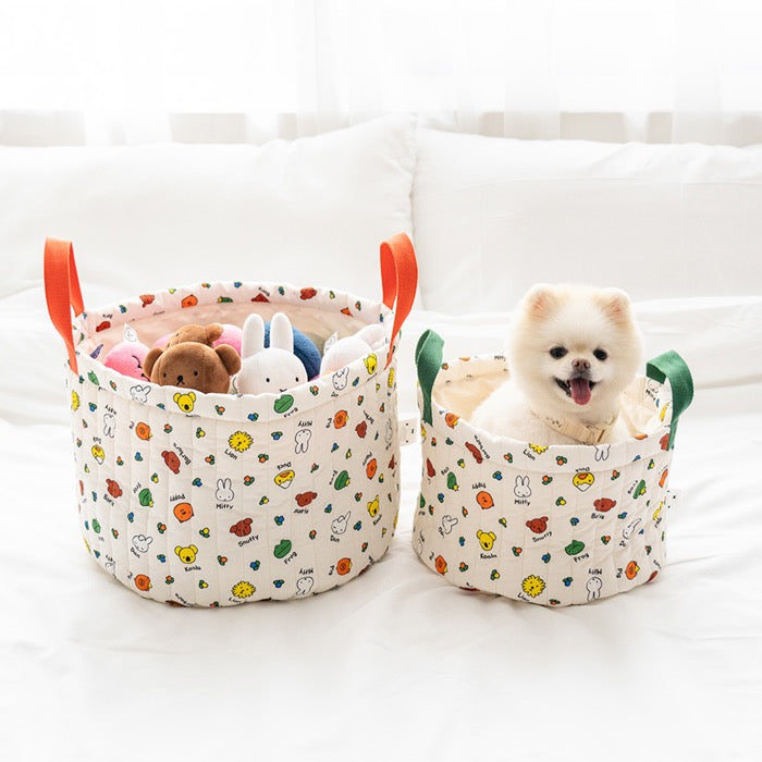 ※予約販売【noutti】Hello Miffy & Friends toy basket