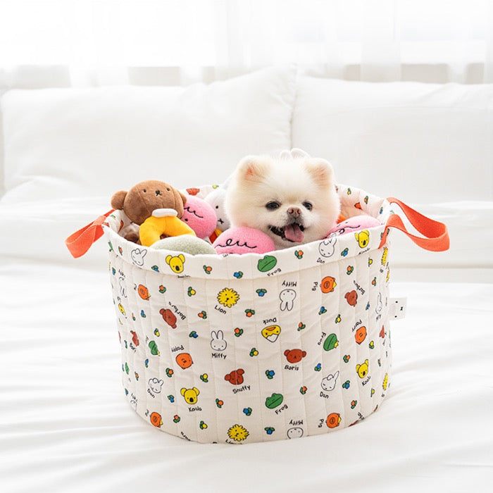 ※予約販売【noutti】Hello Miffy & Friends toy basket