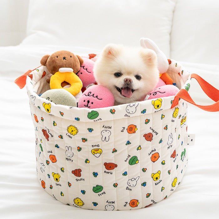 ※予約販売【noutti】Hello Miffy & Friends toy basket