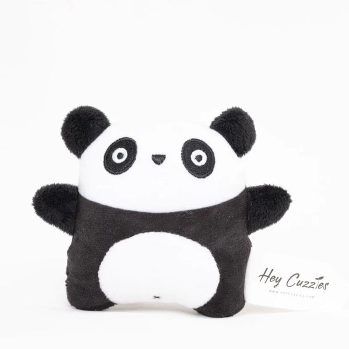 即納【Hey Cuzzies】Mini Snackz - Jamie the Panda Dog Toy