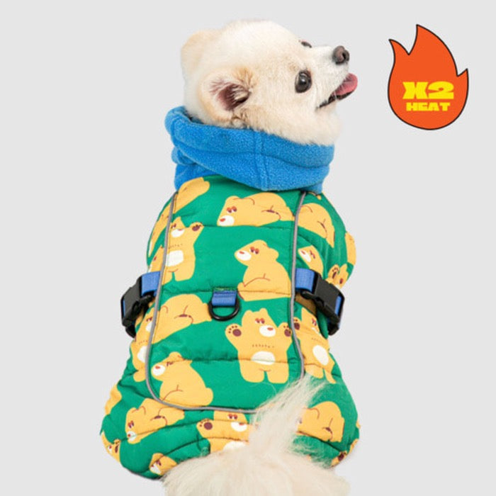 即納【BITE ME】Double heat harness padding（bear）