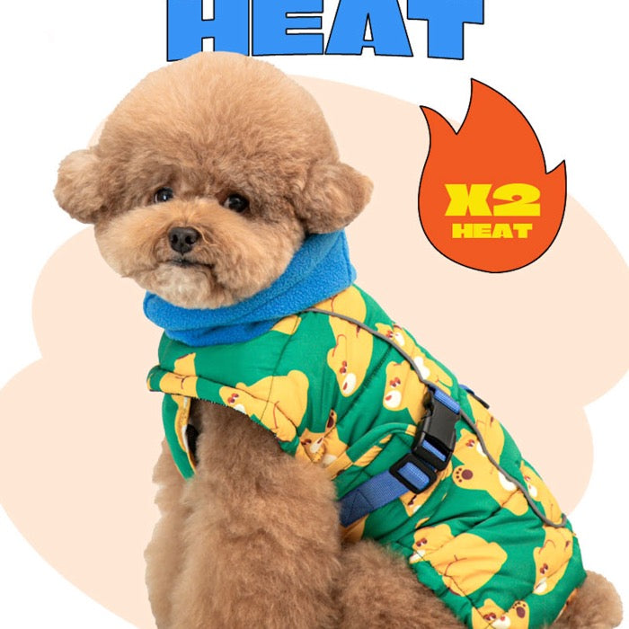 即納【BITE ME】Double heat harness padding（bear）
