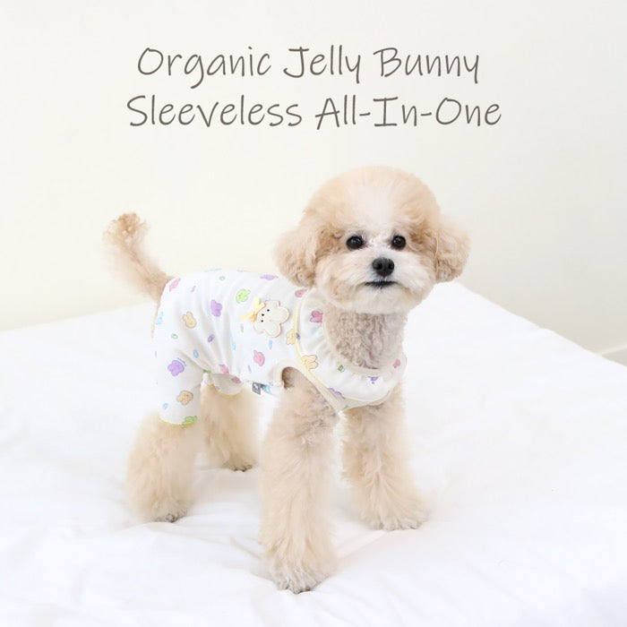 ※予約販売【ITS DOG】Organic Jelly Bunny Sleeveless All in one