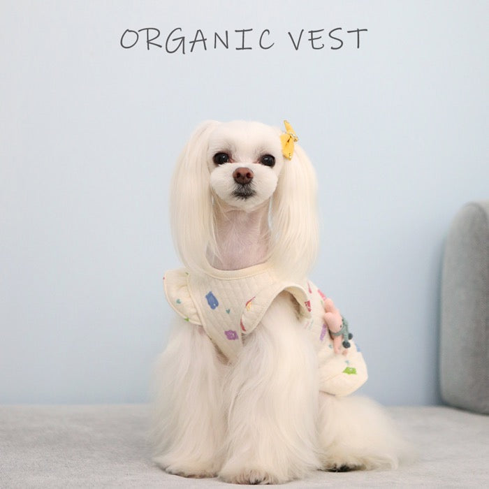 ※予約販売【ITS DOG】Organic Jelly Bear  Frill Vest