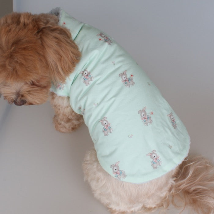 ※予約販売【OOPS! MY DOG】Bunny reversible Vest（Mint）
