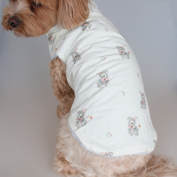 ※予約販売【OOPS! MY DOG】Bunny reversible Vest（White）