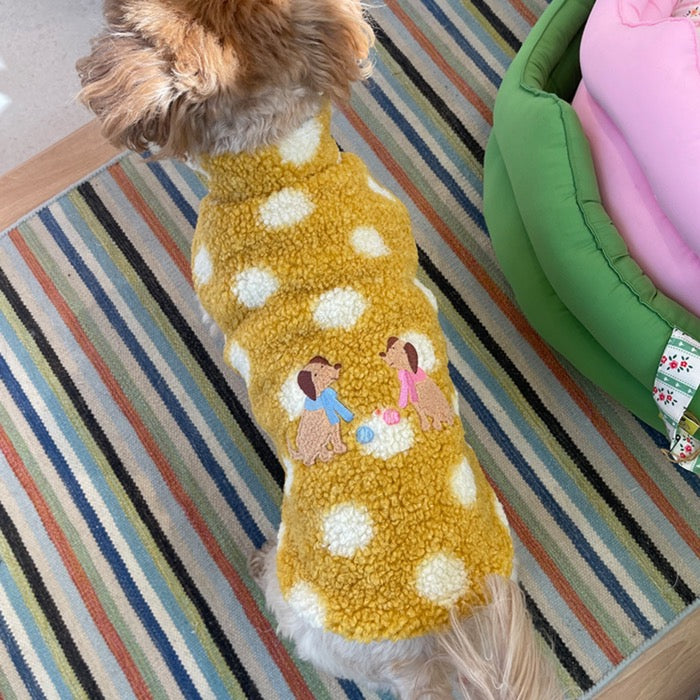 ※予約販売【OOPS! MY DOG】Two Doggy Vest（Mustard）