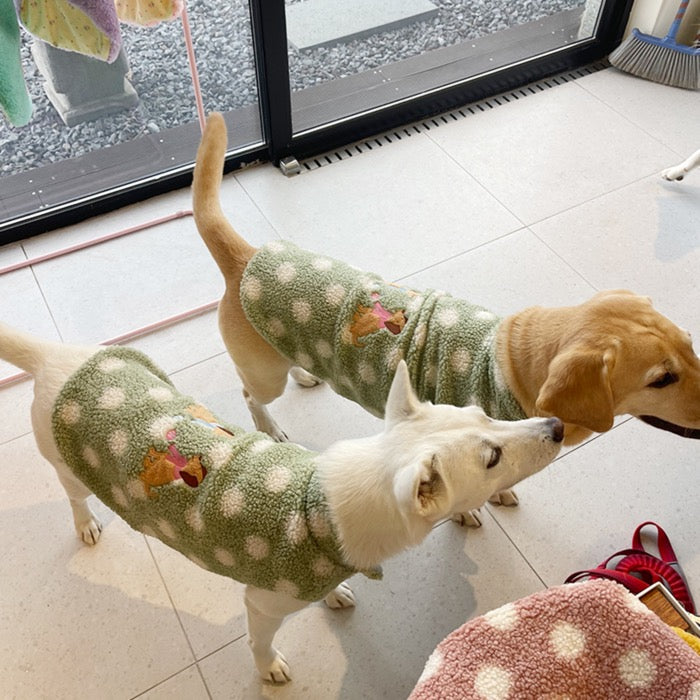 ※予約販売【OOPS! MY DOG】Two Doggy Vest（Pistachio Green）