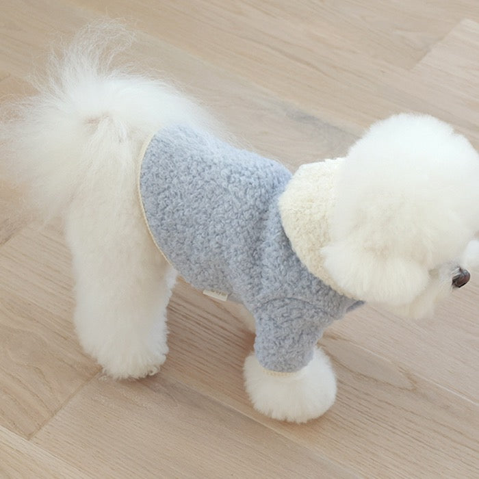 bluebleublueu リネン100% ベージュ犬服 サイズ35 bluebleublueu リネン100% ベージュ犬服 サイズ35