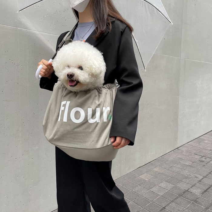 即納【monchouchou】Messenger Sling Bag（Flour）