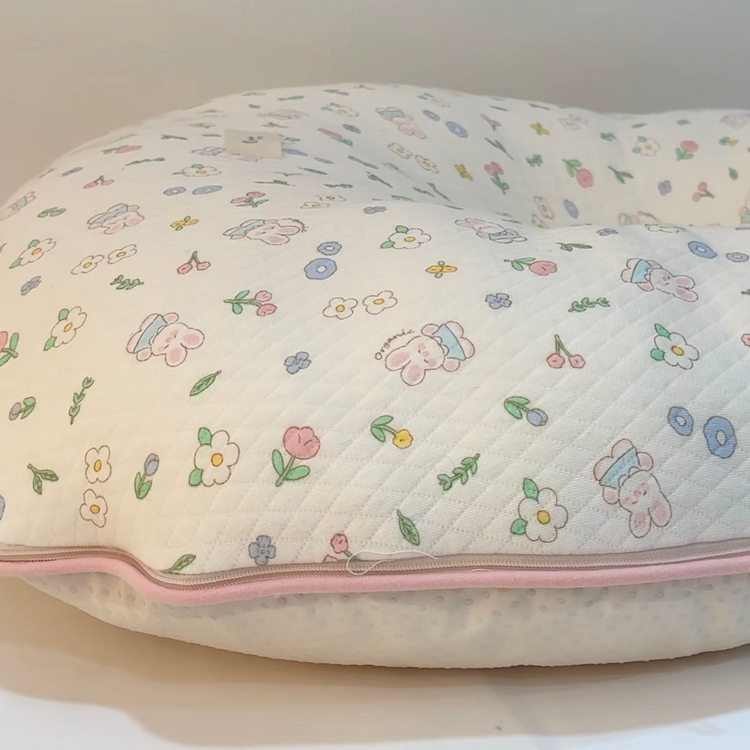 ※予約販売【ITS DOG】Organic Quilted Nest Bed（Bunny Garden）