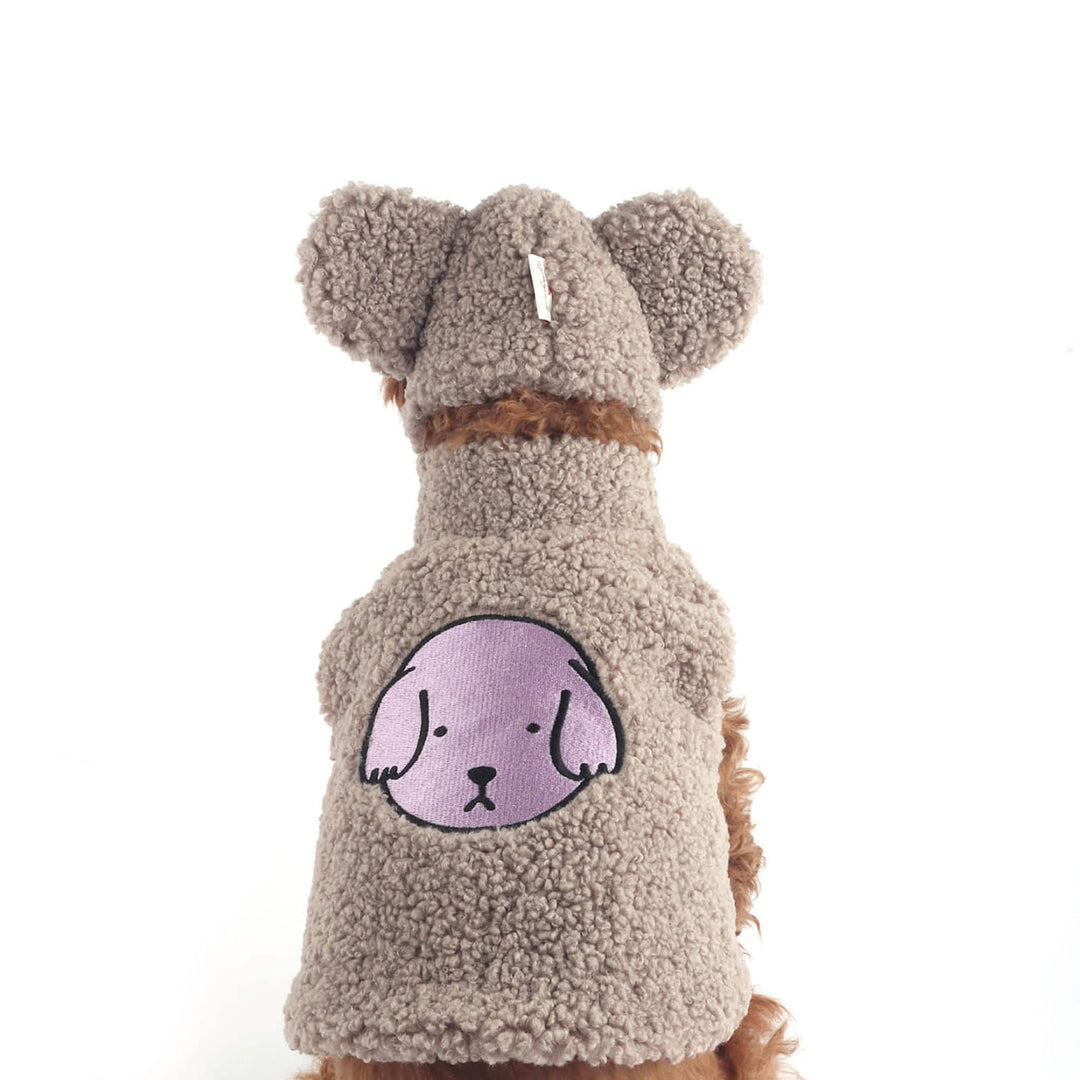 ※※予約販売【monchouchou】bubble dog jacket（ブラウン）