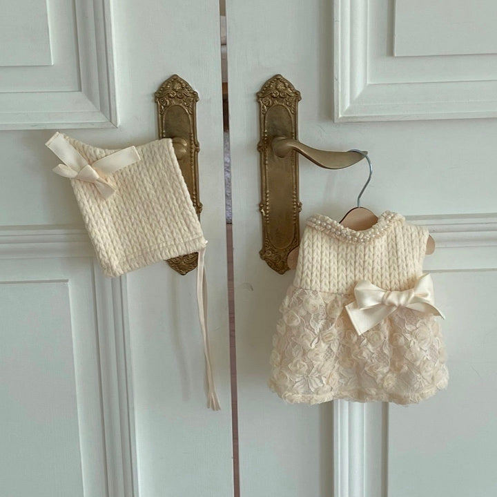 ※予約販売【Hi Yeboo】Pixie Knit Dress（Ivory）