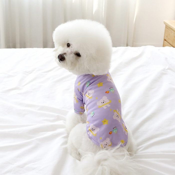 ※予約販売【ITS DOG】Warm-up heat t-shirt (violet)