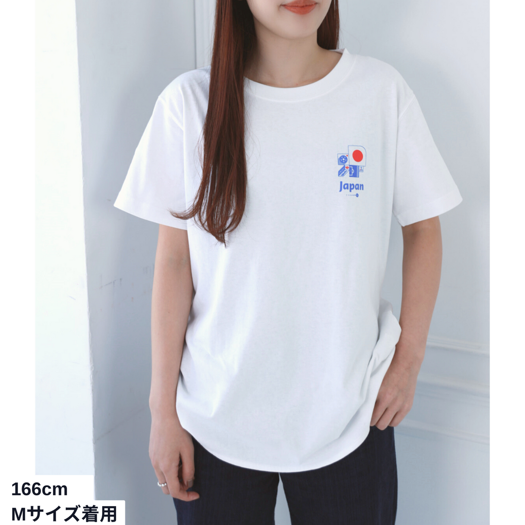 即納【FIFA WORLD CUP QATAR 2022™️】FIFA owner lady's T-shirt（Navy）