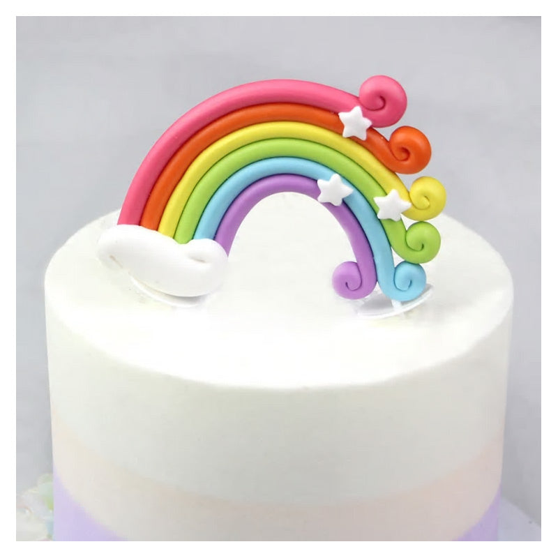 ※予約販売【LOVEMORE】CAKE DECO PICK RAINBOW